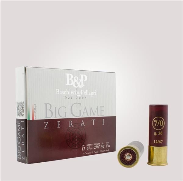 B&P BIG GAME ZERATI 36 GR. 3/0 AV FİŞEĞİ - 12 CAL.