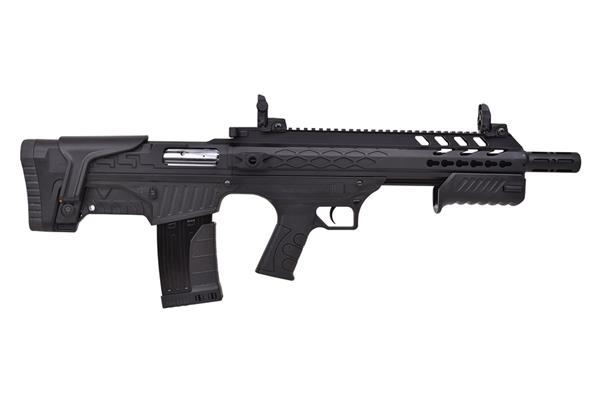 AKSA CROSFİRE T12 Bullpup Şarjörlü Pompalı Yarı Otomatik Hibrit Siyah